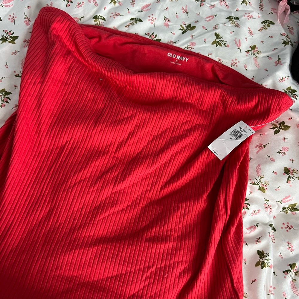 Old Navy Scarlet Ribbed Shirt